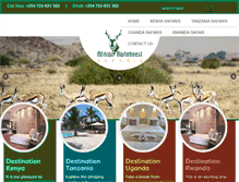 Tablet Screenshot of africanhartebeest.com